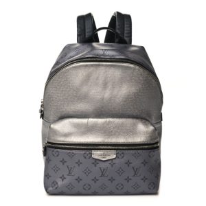 Louis Vuitton Monogram Taiga Discovery Backpack PM Silver