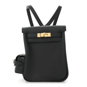 Hermes Swift Kelly Jump Backpack Black