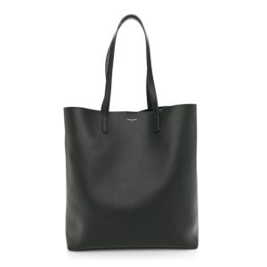 Saint Laurent Calfskin North-South Shopping Tote Green