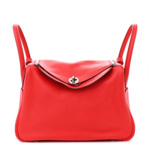 Hermes Swift Lindy 30 Rouge De Coeur Rouge Piment