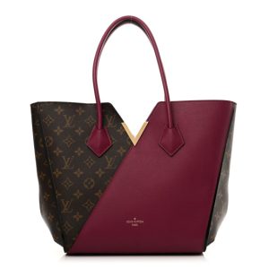 Louis Vuitton Calfskin Monogram Kimono Tote Grape