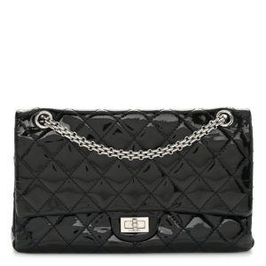 Chanel Patent Quilted 2.55 Reissue 226 Flap Navy