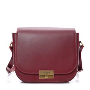 Saint Laurent Calfskin Betty Messenger Red