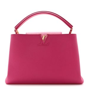 Louis Vuitton Taurillon Capucines Hibiscus Poppy