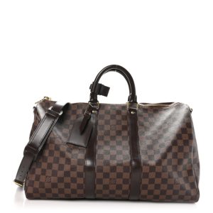 Louis Vuitton Damier Ebene Keepall Bandouliere 45