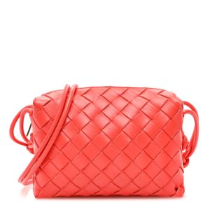 Bottega Veneta Nappa Intrecciato Mini Loop Camera Bag Sunburst