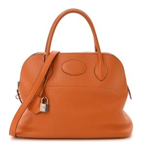 Hermes Taurillon Clemence Bolide 31 Orange