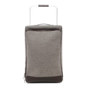 Hermes Toile Trousse Caleche Express Carry On Cabine Suitcase Graphite Etoupe
