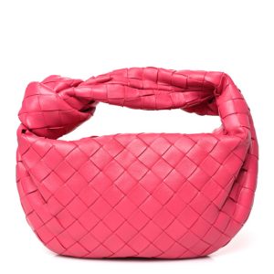 Bottega Veneta Nappa Intrecciato Mini Jodie Cranberry