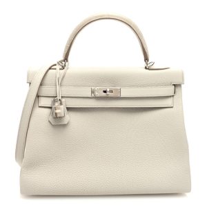 Hermes Togo Matte Alligator Kelly Retourne Touch 32 Beton
