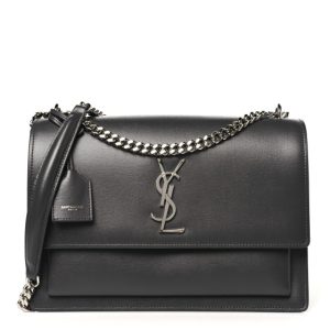 Saint Laurent Calfskin Large Monogram Sunset Earth