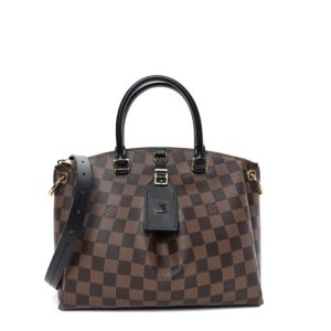 Louis Vuitton Damier Ebene Odeon Tote PM Black