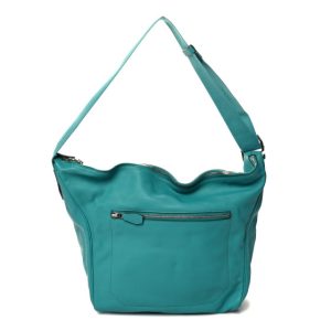 Hermes Taurillon Cristobal Cityslide Hobo Bleu Paon