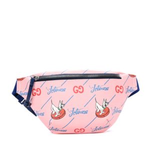 Gucci Coated Canvas Interlocking G Jetsons Childrens Belt Bag Pink