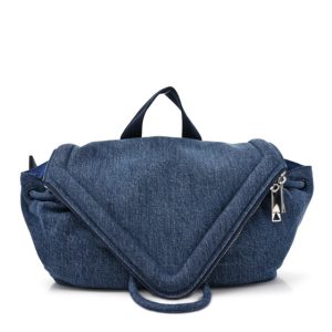 Bottega Veneta Denim Beak Belt Bag Blue