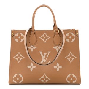Louis Vuitton Empreinte Monogram Giant Onthego MM Arizona Creme