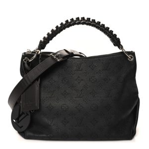 Louis Vuitton Mahina Beaubourg Hobo MM Black