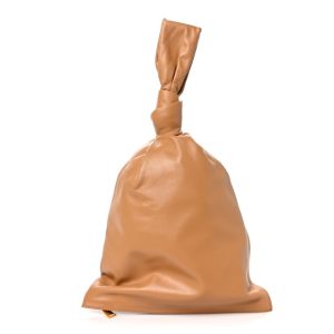 Bottega Veneta Supple Calfskin BV Twist Caramel