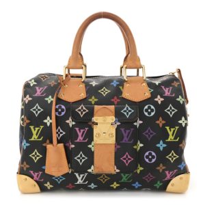 Louis Vuitton Monogram Multicolor Speedy 30 Black