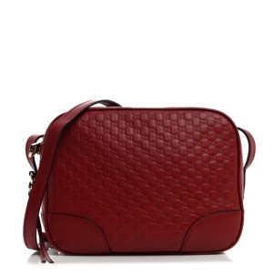 Gucci Microguccissima Mini Bree Messenger Bag Red