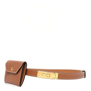 Hermes Epsom Kelly Pocket Belt Gold