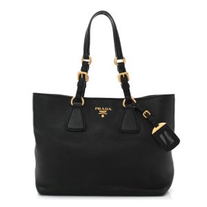 Prada Vitello Phenix Tote Black