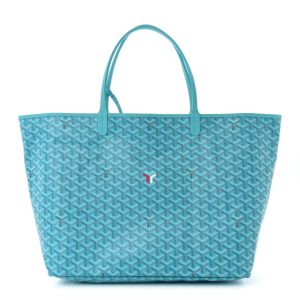 Goyard Goyardine Saint Louis GM Balise Beach Towel Set Turquoise