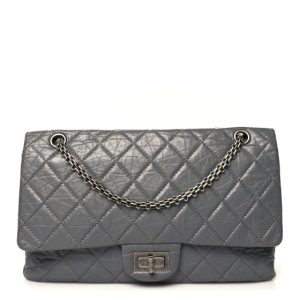 Chanel Aged Calfskin Quilted 2.55 Reissue 227 Flap Grey