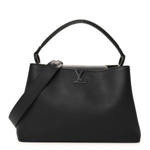 Louis Vuitton Taurillon Capucines GM Souple Matte Black