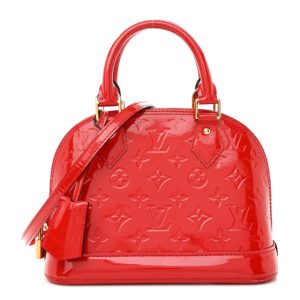 Louis Vuitton Vernis Alma BB Cherry