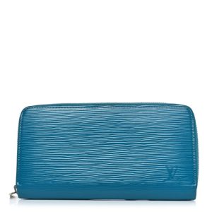 Louis Vuitton Epi Zippy Wallet Saphir