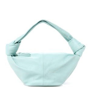 Bottega Veneta Calfskin Mini Double Knot Bag Spearmint