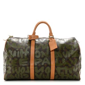 Louis Vuitton Graffiti Keepall 50 Kaki