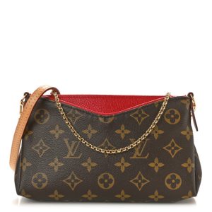 Louis Vuitton Monogram Pallas Clutch Cherry