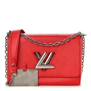 Louis Vuitton Epi Twist Shoulder Bag MM Coquelicot