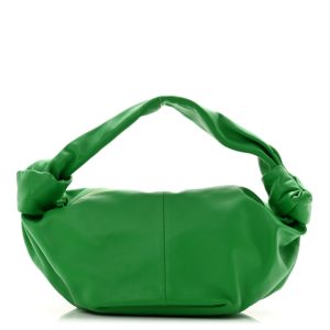 Bottega Veneta Nappa Mini Double Knot Bag Parakeet