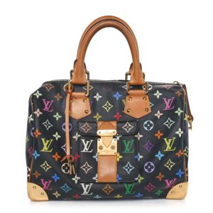 Louis Vuitton Monogram Multicolor Speedy 30 Black