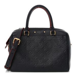 Louis Vuitton Empreinte Speedy Bandouliere 25 NM Marine Rouge