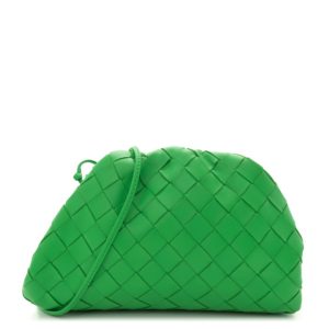 Bottega Veneta Nappa Intrecciato The Mini Pouch Clutch Parakeet