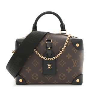 Louis Vuitton Monogram Petite Malle Souple Black
