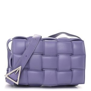 Bottega Veneta Nappa Maxi Intreccio Padded Cassette Crossbody Bag Lavender