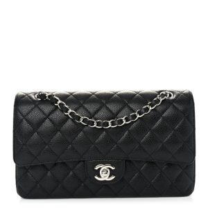 Chanel Caviar Quilted Medium Double Flap Black