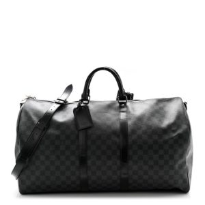 Louis Vuitton Monogram Eclipse Keepall Bandouliere 55