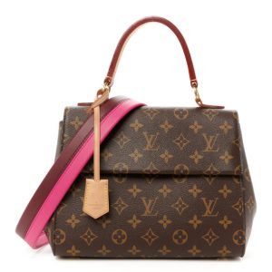 Louis Vuitton Monogram Cluny BB Bordeaux Fuchsia