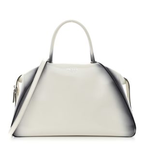 Prada Spazzolato Large Supernova Handbag White Sfumato