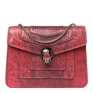 Bulgari Karung Serpenti Forever Crossbody Pink