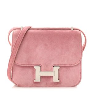 Hermes Veau Doblis Constance 18 Rose Indienne
