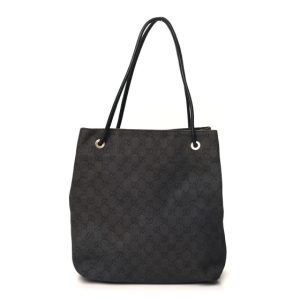 Gucci Nylon Monogram Tote Black