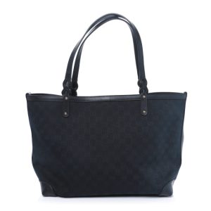 Gucci Monogram Medium Craft Tote Black