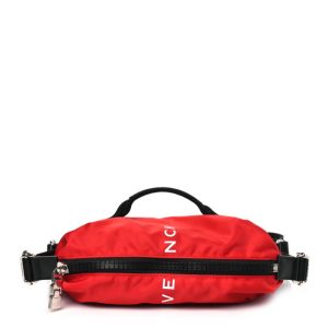 Givenchy Nylon G-Zip Bum Bag Red